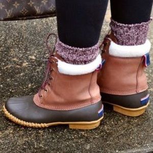 tommy hilfiger bean boots